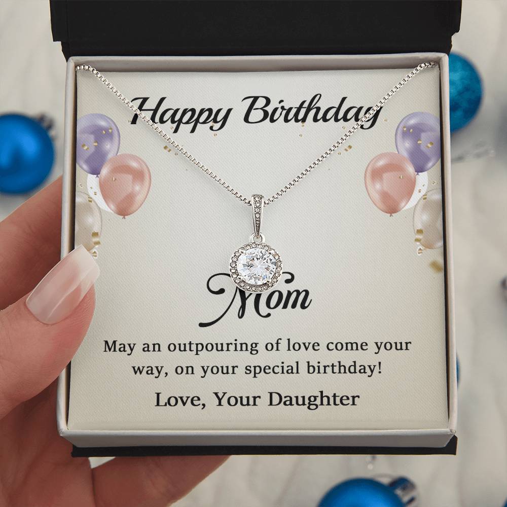 To My Mom - Best Birthday Gift For Mom - Eternal Hope Necklace