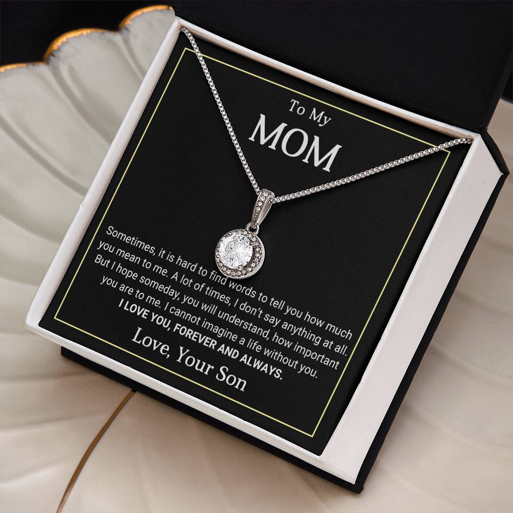 TO MY MOM - MOTHER'S DAY BEST GIFT FOR MOM - ETERNAL HOPE NECKLACE