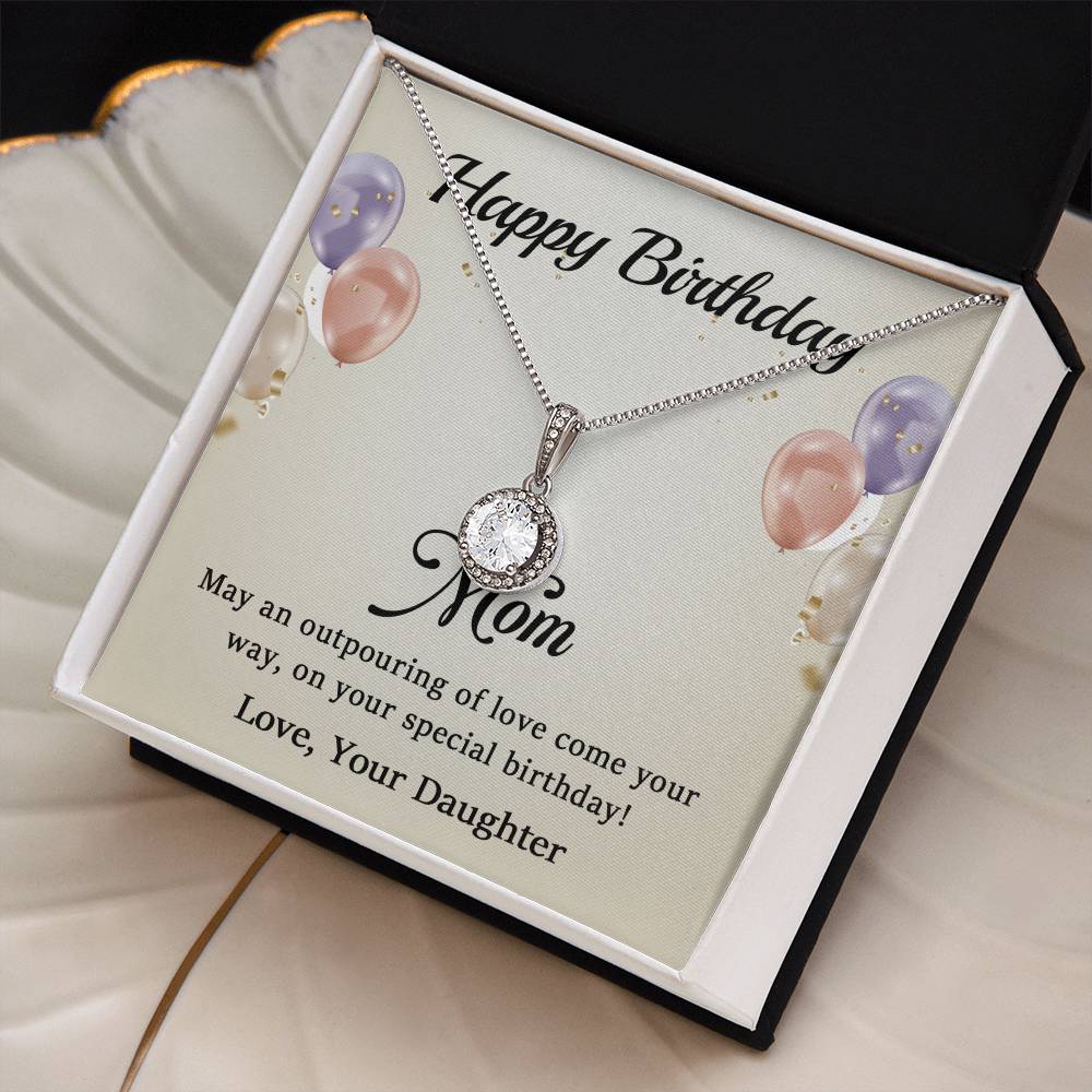 To My Mom - Best Birthday Gift For Mom - Eternal Hope Necklace