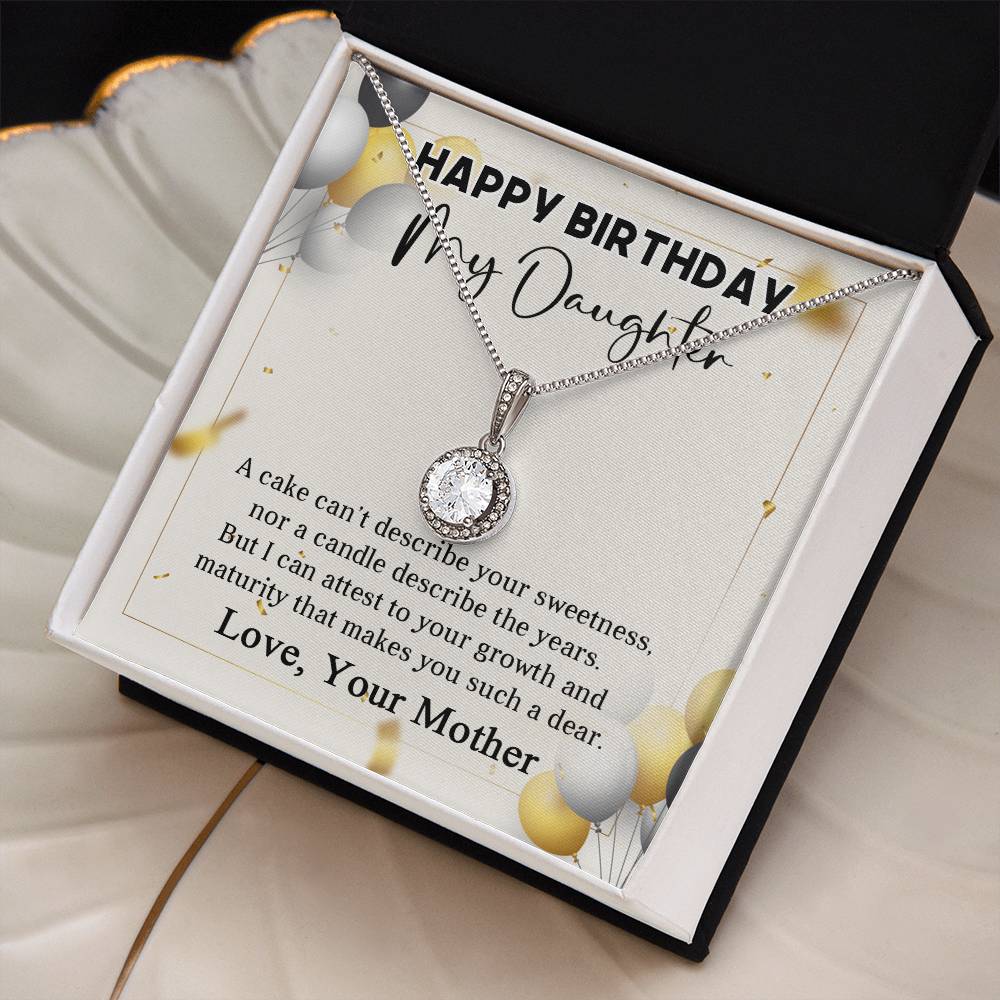 To My Daugthter - Best Birthday Gift For Daughter - Eternal Hope Necklace