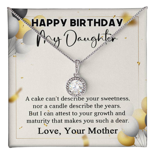 To My Daugthter - Best Birthday Gift For Daughter - Eternal Hope Necklace