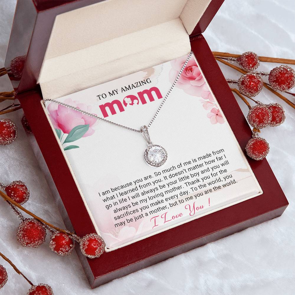 TO MY AMAZING MOM - MOTHER'S DAY BEST GIFT FOR MOM - ETERNAL HOPE NECKLACE