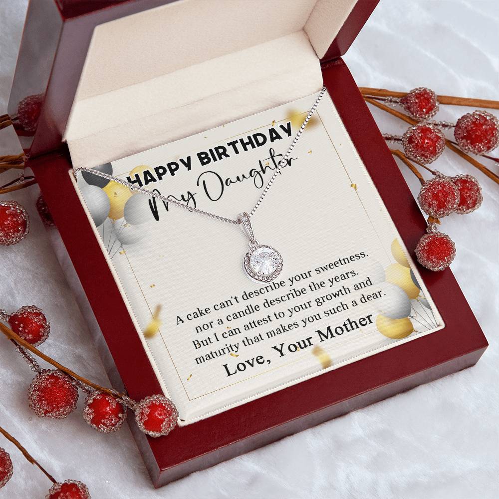 To My Daugthter - Best Birthday Gift For Daughter - Eternal Hope Necklace