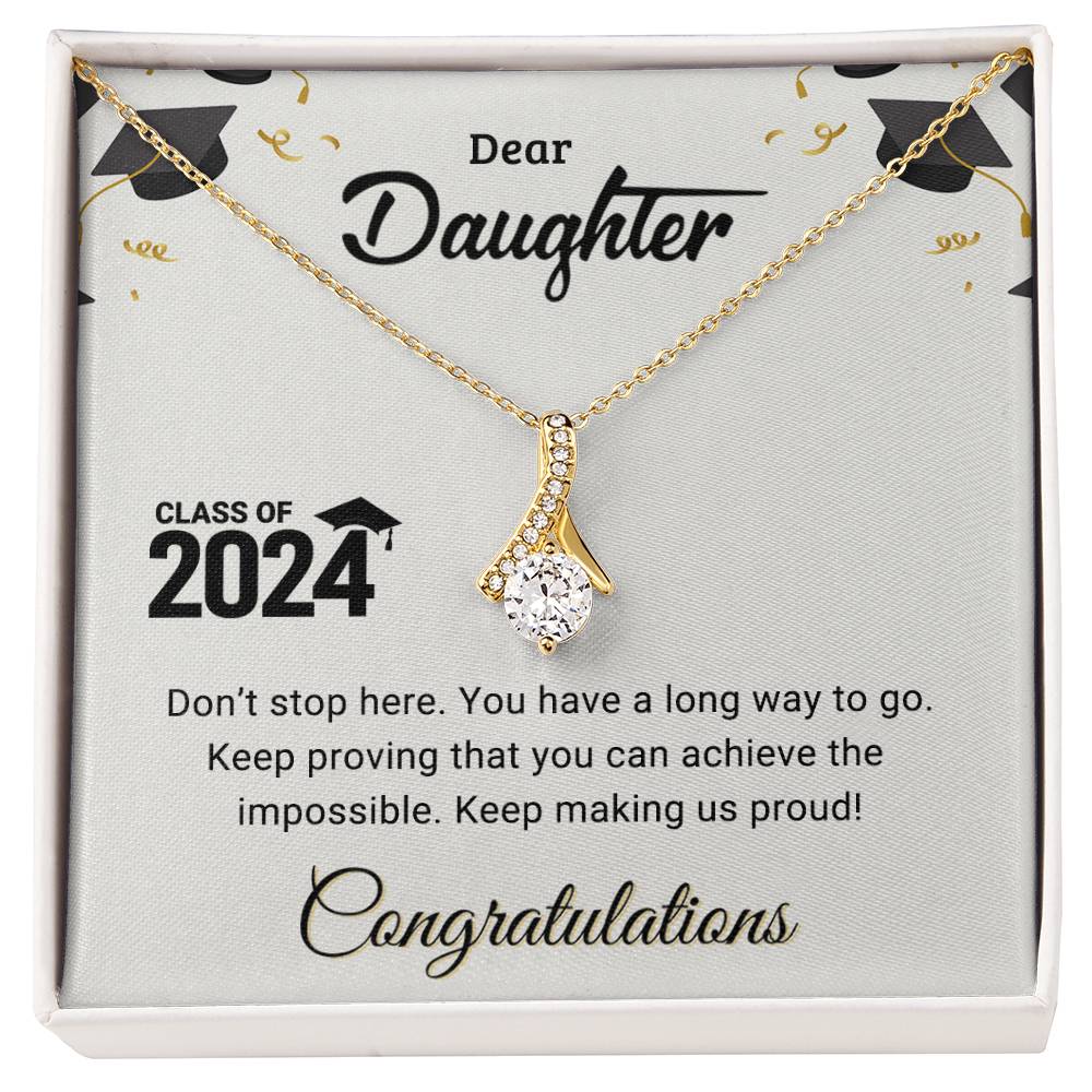 Perfect Graduation Gift - Congratulations - Alluring Beauty Necklace