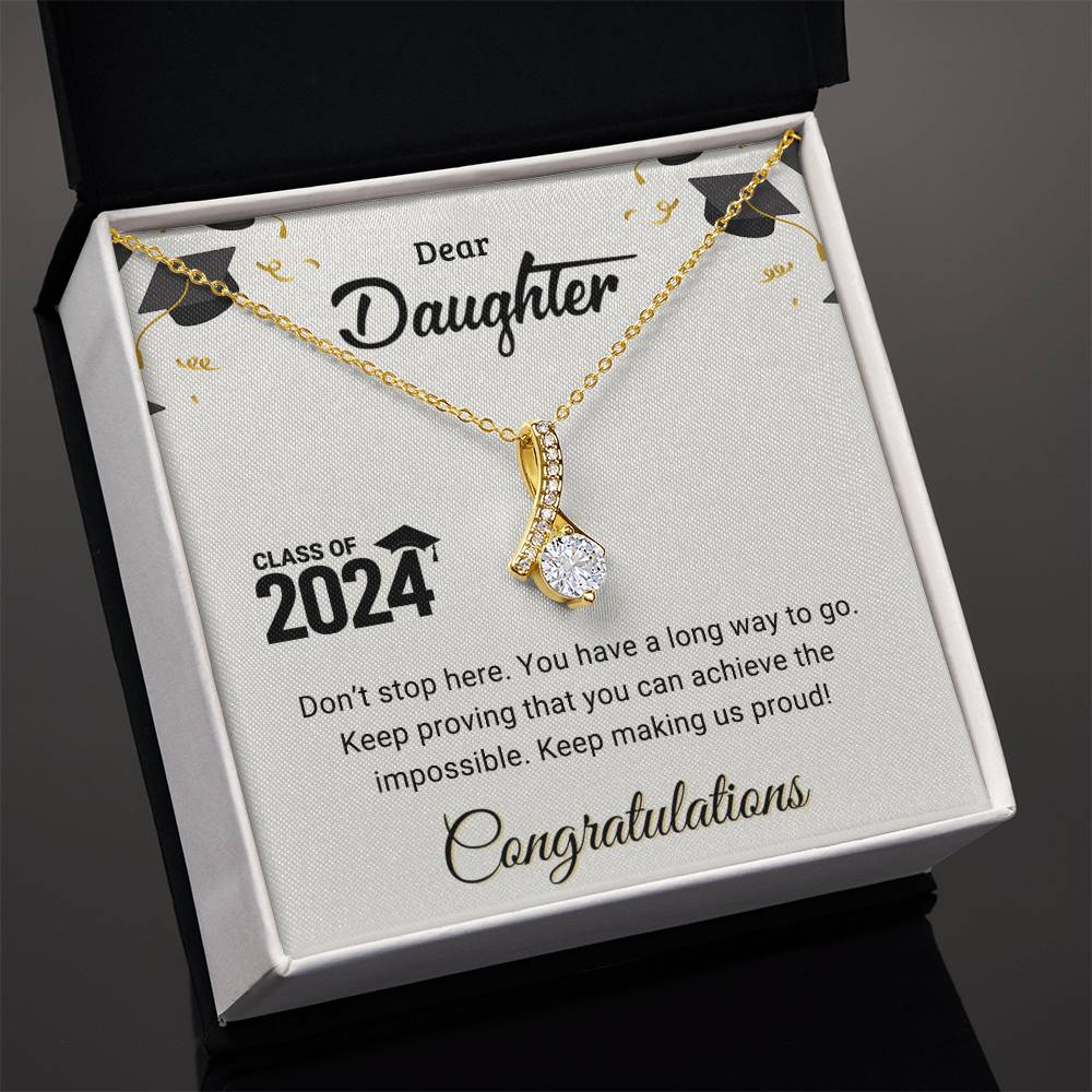 Perfect Graduation Gift - Congratulations - Alluring Beauty Necklace