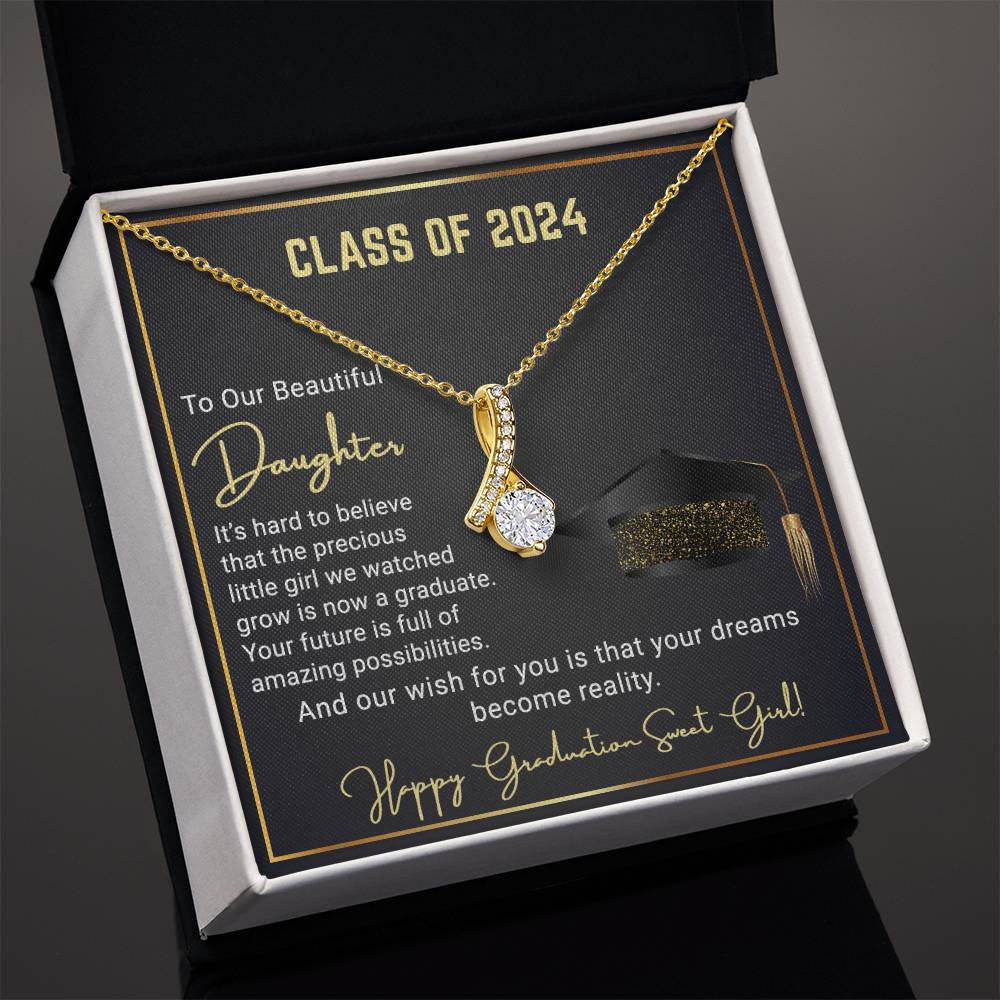 Perfect Graduation Gift - Congratulations - Alluring Beauty Necklace