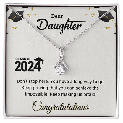 Perfect Graduation Gift - Congratulations - Alluring Beauty Necklace