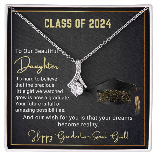 Perfect Graduation Gift - Congratulations - Alluring Beauty Necklace