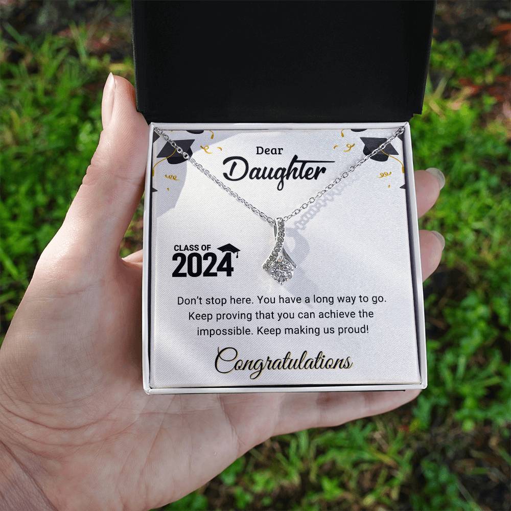 Perfect Graduation Gift - Congratulations - Alluring Beauty Necklace