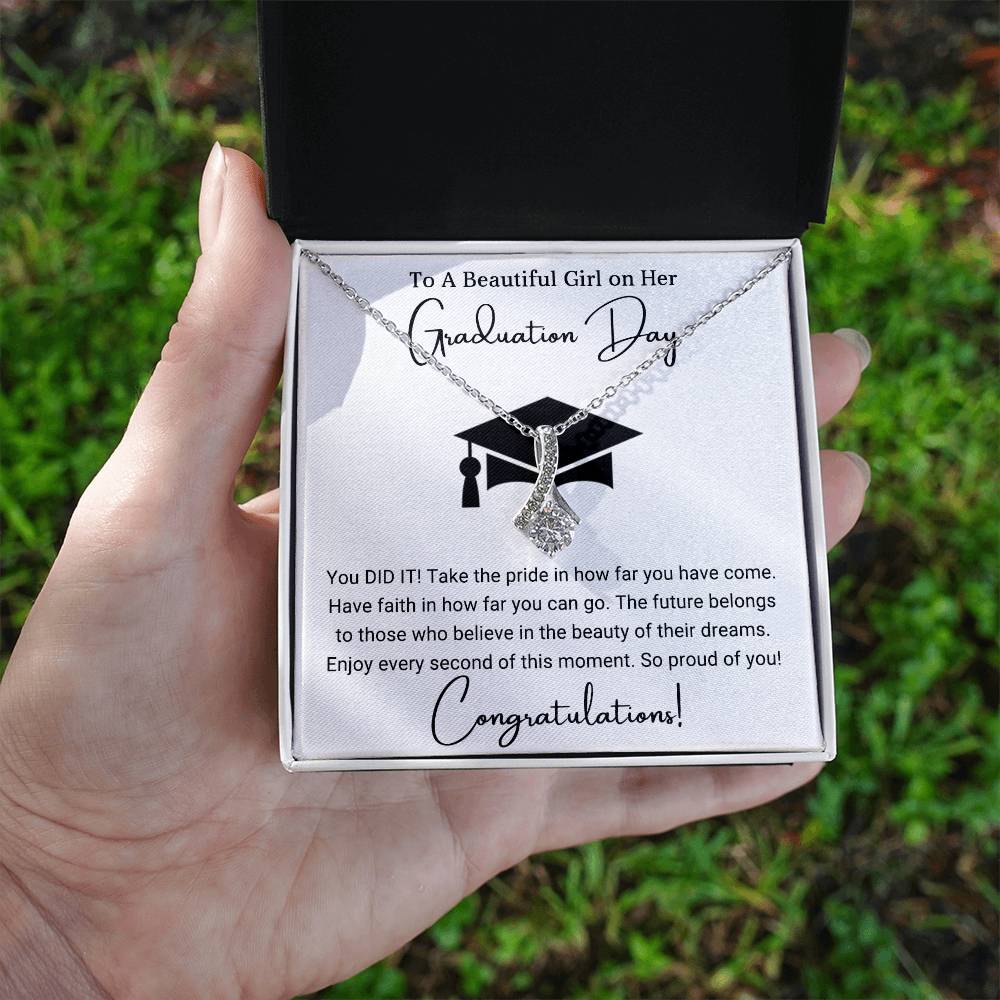 Perfect Graduation Gift - Congratulations - Alluring Beauty Necklace