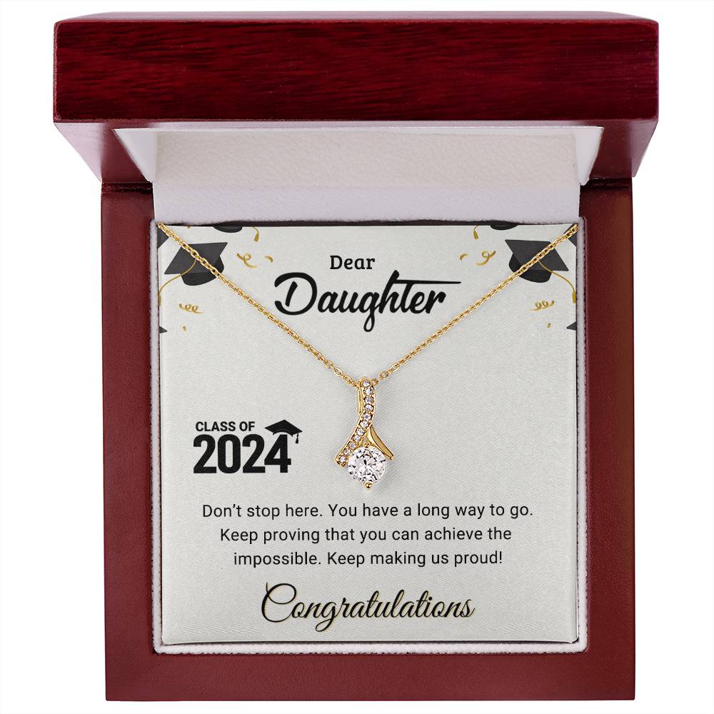 Perfect Graduation Gift - Congratulations - Alluring Beauty Necklace