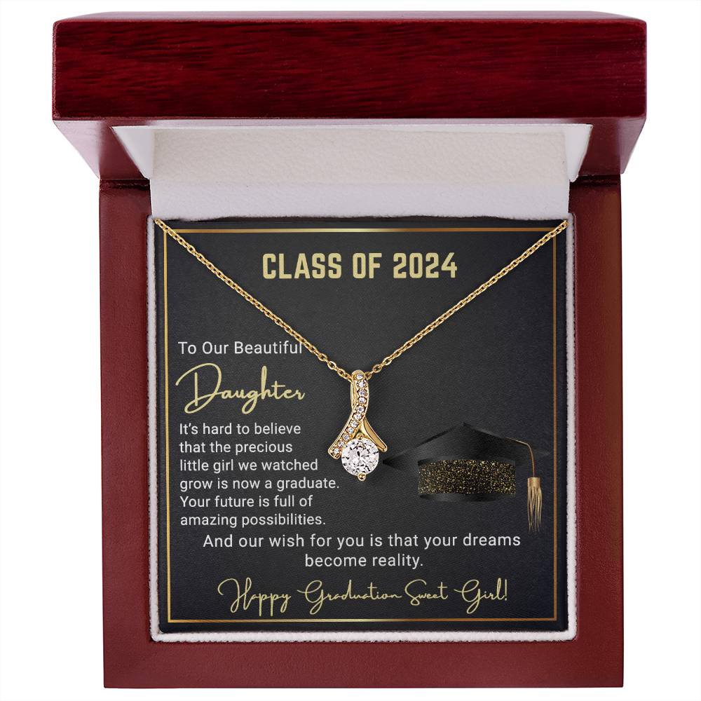 Perfect Graduation Gift - Congratulations - Alluring Beauty Necklace