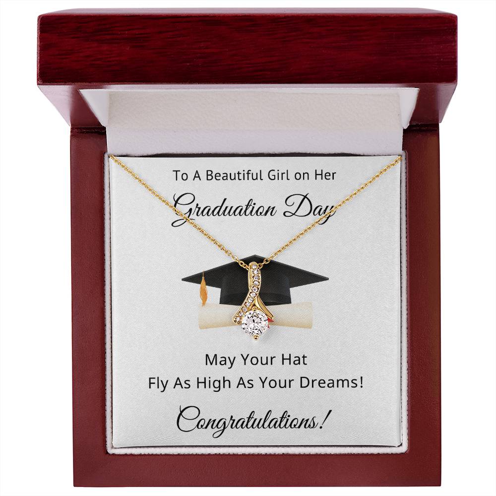 Perfect Graduation Gift - Congratulations - Alluring Beauty Necklace