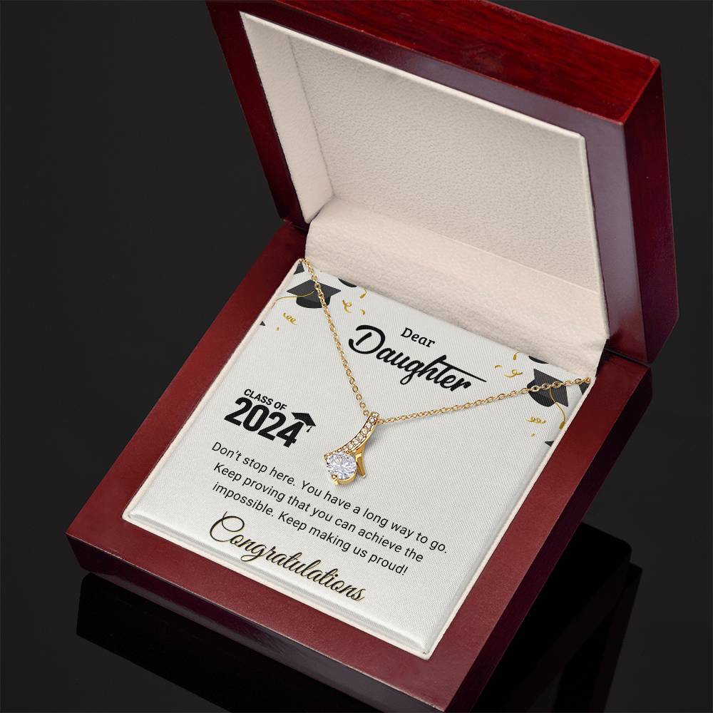 Perfect Graduation Gift - Congratulations - Alluring Beauty Necklace