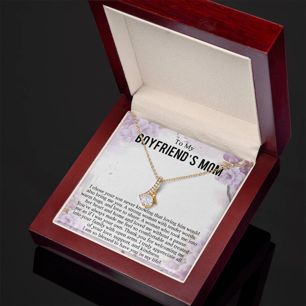 TO MY BOYFRIEND'S MOM - MOTHER'S DAY BEST GIFT - ALLURING BEAUTY NECKLACE