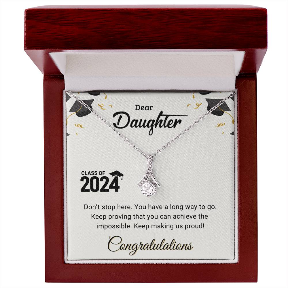 Perfect Graduation Gift - Congratulations - Alluring Beauty Necklace