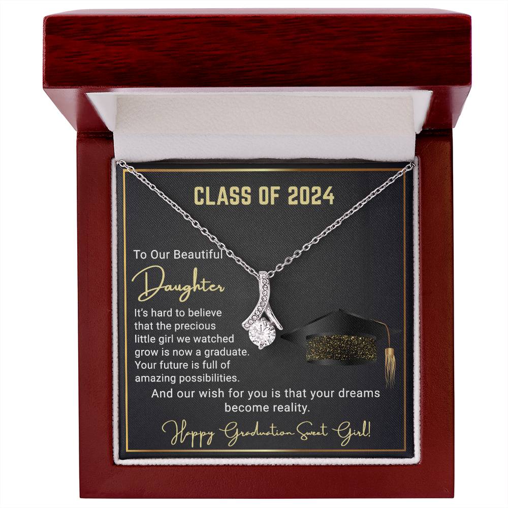 Perfect Graduation Gift - Congratulations - Alluring Beauty Necklace