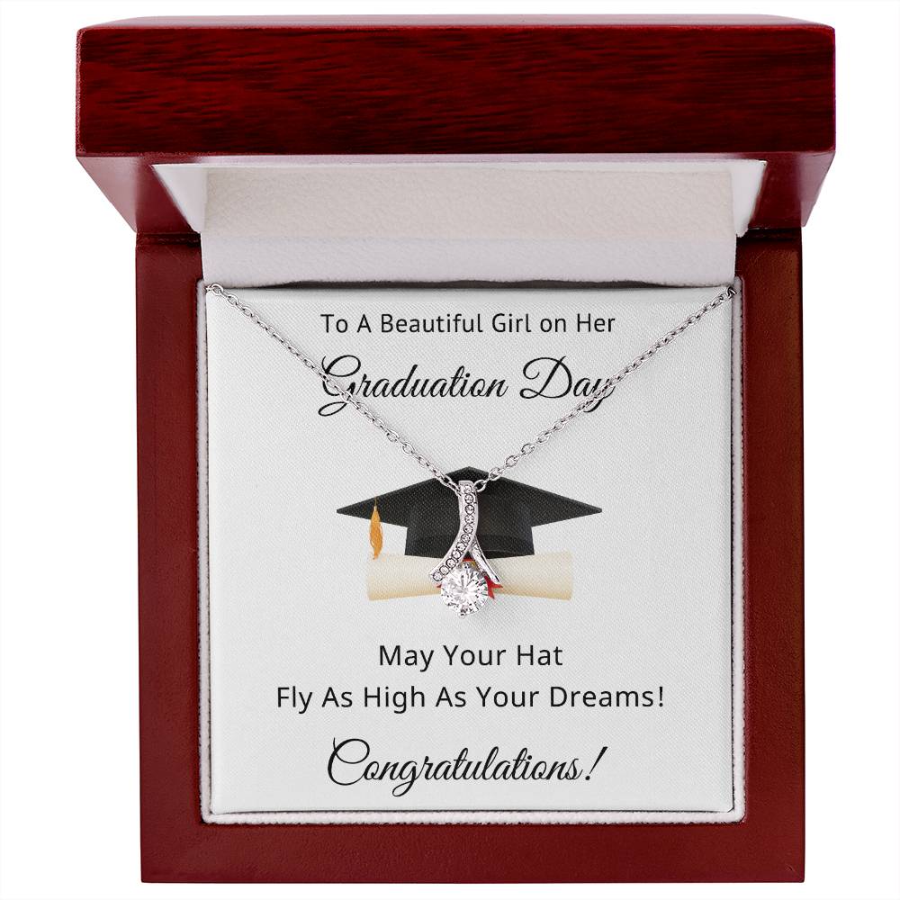 Perfect Graduation Gift - Congratulations - Alluring Beauty Necklace