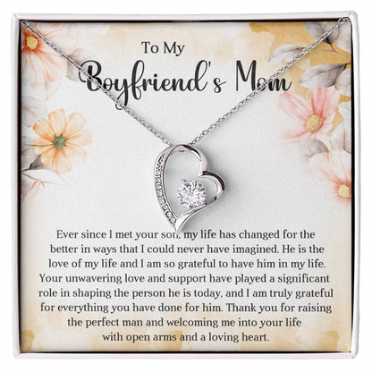 TO MY BOYFRIEND'S MOM - HAPPY MOTHER'S DAY - FOREVER LOVE NECKLACE