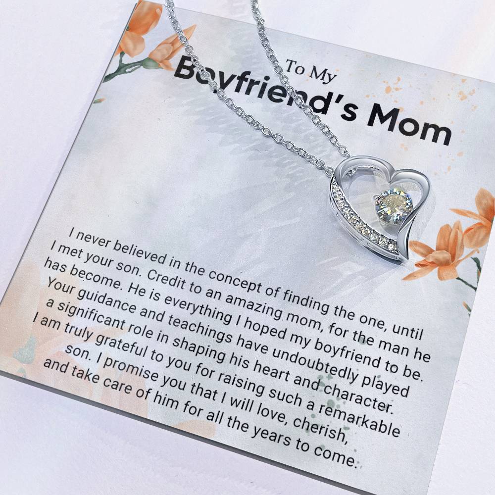 TO MY BOYFRIEND'S MOM - HAPPY MOTHER'S DAY - FOREVER LOVE NECKLACE